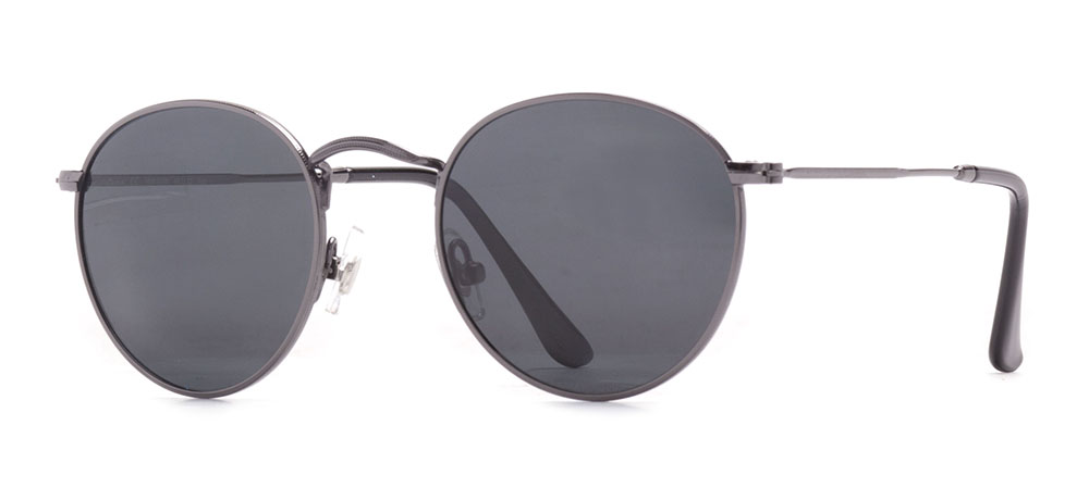 BENX SUNGLASSES Sunglasses Kid Man,Woman,Unisex Round Full-Rimmed Metal Polarize BXGÜNŞ 8006.46-C.02